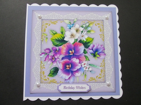 Beautiful Painted Lilac Infussion  by BELINDA ABRAHAM