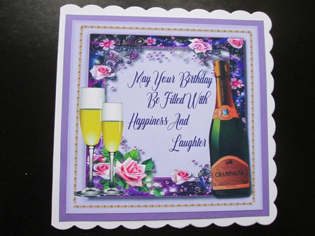 Birthday Wishes and Bubbley  by BELINDA ABRAHAM