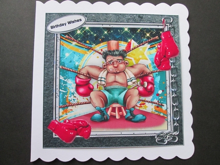 8x8 Mini Kit , One More Round Please by BELINDA ABRAHAM