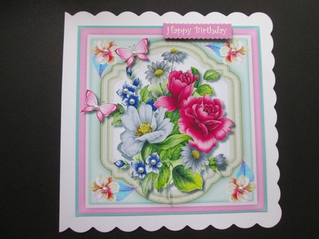 Summer Flowers and Butterflies  by BELINDA ABRAHAM