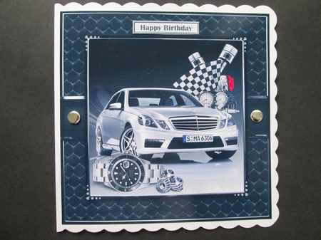 Chequered flag mini kit by BELINDA ABRAHAM