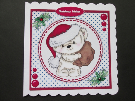 Scruffy Santa by BELINDA ABRAHAM