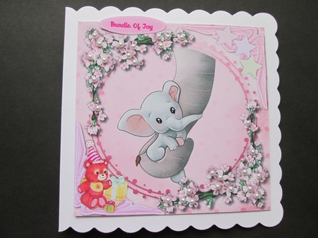 Baby Gir, Love on a Trunk  by BELINDA ABRAHAM