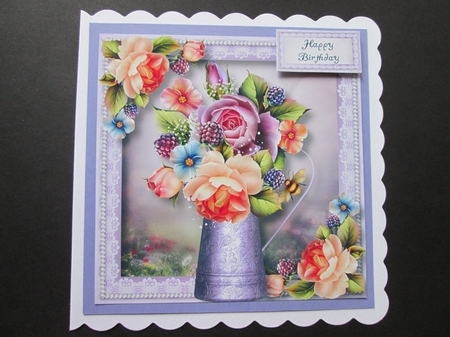Floral Water Jug QUICK TOPPERS + INSERTS Bumper Kit by BELINDA ABRAHAM
