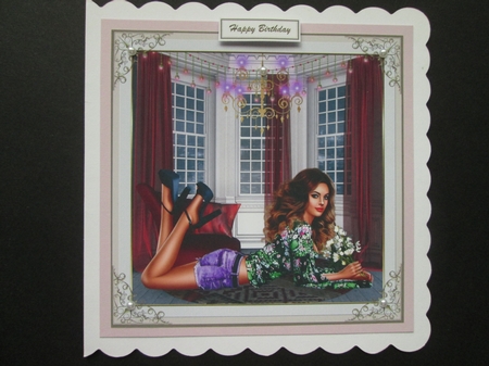 Just Relaxing Decoupage Topper 3 by BELINDA ABRAHAM