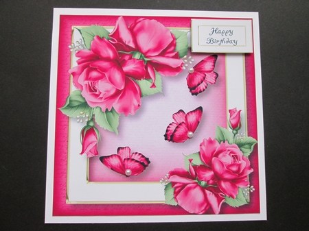 Pretty Porcelain Roses  QUICK TOPPER Bumper Kit by BELINDA ABRAHAM
