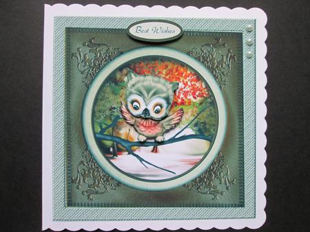 Baby Owl Topper by BELINDA ABRAHAM