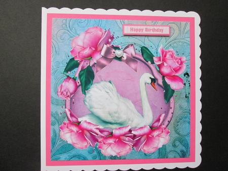 Swan and Roses Toppers by BELINDA ABRAHAM