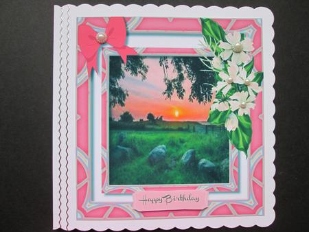 Beautifu Sunset Across the Fields by BELINDA ABRAHAM