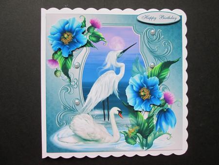 Paradise Scenic View Topper with Decoupage by BELINDA ABRAHAM