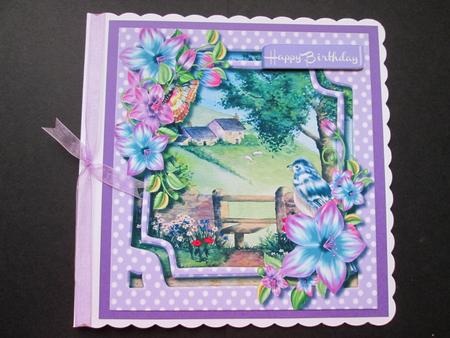 Beautiful Cotswold Farm with Bird and Flowers  by BELINDA ABRAHAM