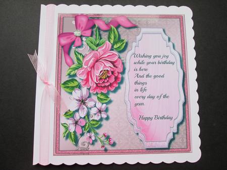 Lovely Wishes and Pink Roses  by BELINDA ABRAHAM