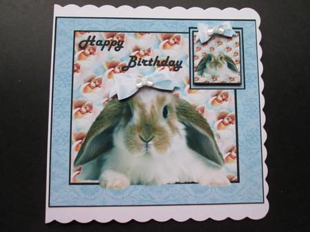 Happy Birthday Sweetheart Bunny by BELINDA ABRAHAM