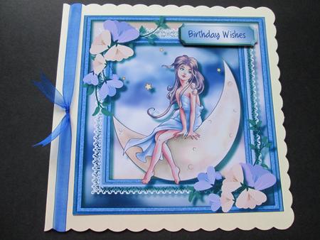 Beautiful Moonwind Girl in the Clouds by BELINDA ABRAHAM
