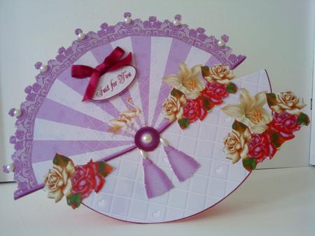 Wobble Fan Lavender by Belinda Ellingham