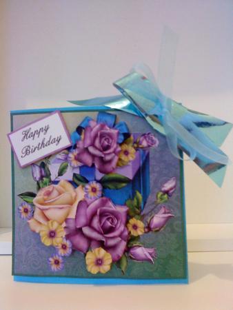 Gift Box and Roses by Belinda Ellingham