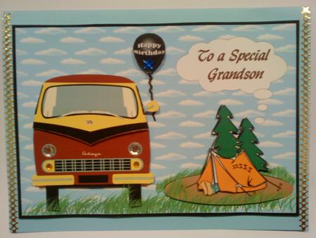 Camper Van Grandson Qs by Belinda Ellingham