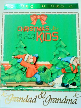 Kids at Christmas by Belinda Ellingham