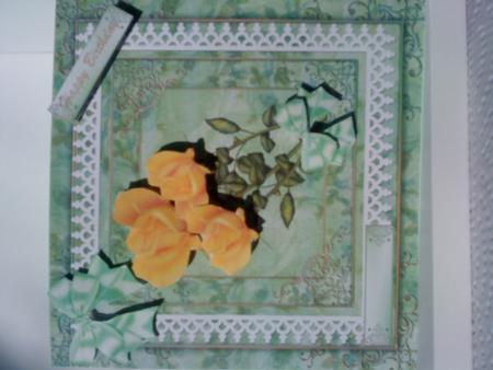 Beautiful Spray of Yellow Roses by Belinda Ellingham