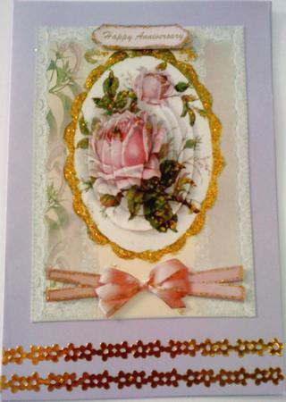 Lovely Roses on a Gold Frame . by Belinda Ellingham