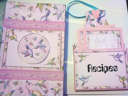 Hummingbird Recipe Folder Kit by Belinda Ellingham