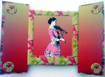The Vintage Violin Player by Belinda Ellingham