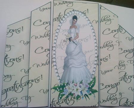 Elegant Bride Theatre Card 2 by Belinda Ellingham