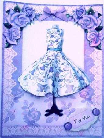 Card Topper Lady 3 by Belinda Ellingham