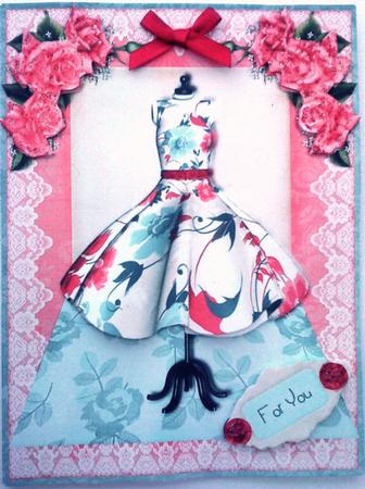 Card Topper Lady 6 by Belinda Ellingham