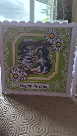 Pup by daisy bridge card front 4 by Belinda Rainsley