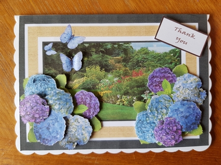 Hydrangeas Step By Step 7x5 by Belinda Rainsley