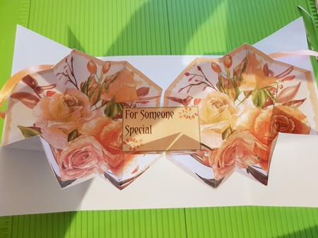 Exploding Card - Roses and Berries by Belinda Rainsley
