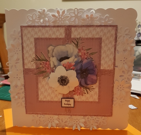 Anemones Quick Card 6x6 by Belinda Rainsley