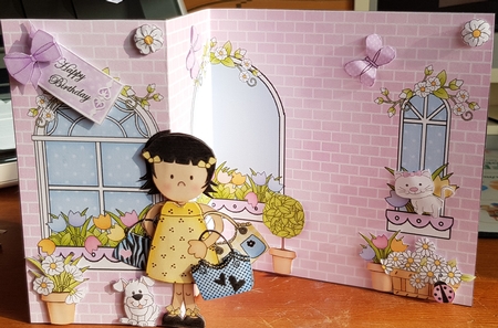 3D Shaped No-Hole Fold Back Mini Kit -  Country Cottage Girlz Suzi has been Shopping by Belinda Rainsley