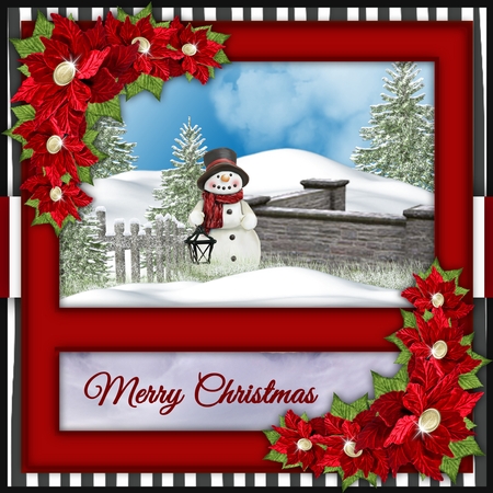 Christmas 5 Stripe Digital Paper by Belinda Rub