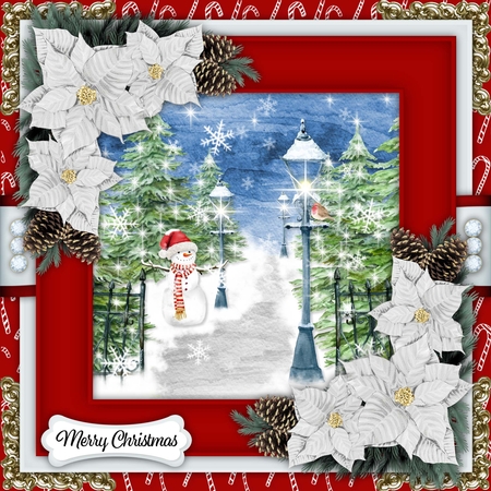 Christmas 5 Sentiment Tag 3 by Belinda Rub