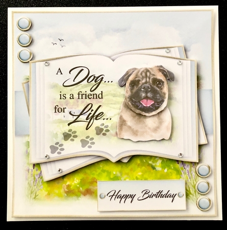 A Dog is a Friend For Life...Pug 2 by Belinda Rub