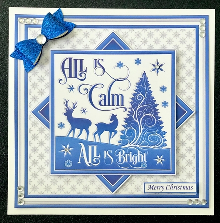 CHRISTMAS QUICK LAYER CARDS Monotone Scenes Bumper Kit 3 by Belinda Rub