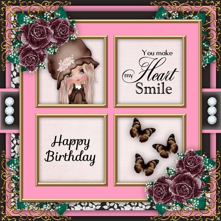 Quad Frames Set 14 (Valentines Day) by Belinda Rub
