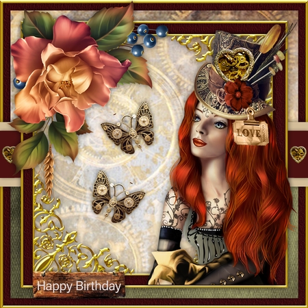STEAMPUNK EMPORIUM BACKGROUNDS by Belinda Rub