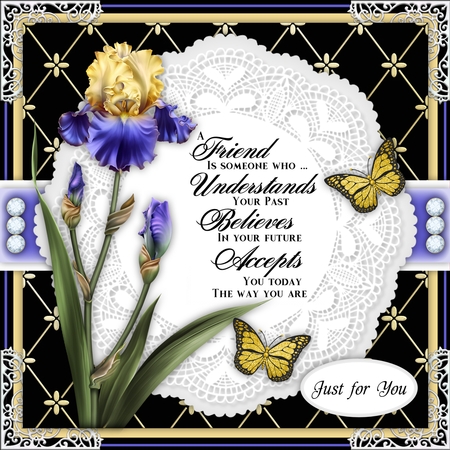 Winter Berries 8x8 Gold Paper Pack by Belinda Rub