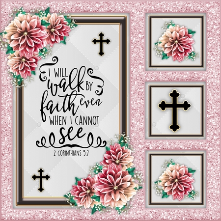 Cosy Glitter Frame by Belinda Rub