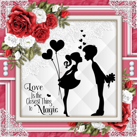 Valentine Crumpled Paper by Belinda Rub