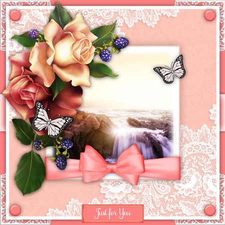 Sunset Bow Wrap 2 by Belinda Rub