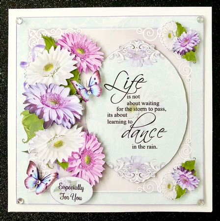 Floral Mini Page Kit with Verse by Belinda Rub
