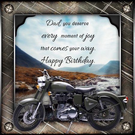 Wordart Birthday for Dad by Belinda Rub