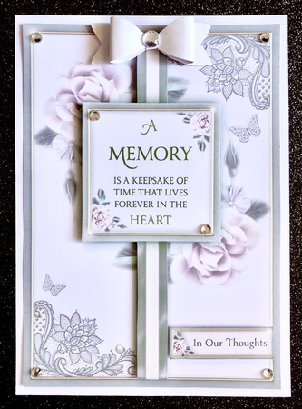 Meaningful Words - A5 Sympathy Roses by Belinda Rub