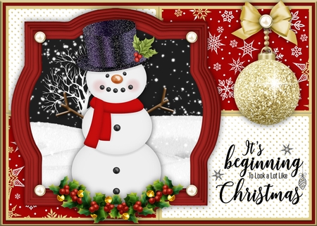 Cute Snowman Clipart by Belinda Rub