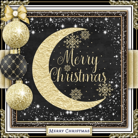 Black and Gold Bauble by Belinda Rub