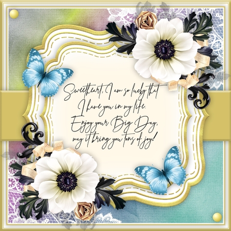 2 Birthstone Mats by Belinda Rub